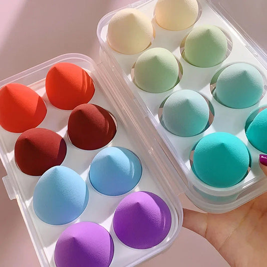 8/4 Pcs Soft Makeup Sponge Set Dry Wet Cosmetic Puff Foundation Concealer Highlight Blender Makeup Beauty Makeup Accessories