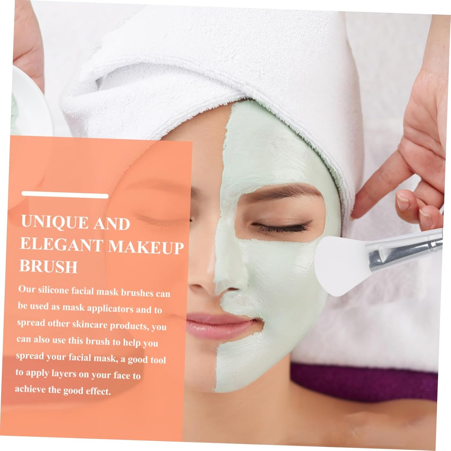 5Pcs Silicone Facial Mud Applicator Brush for Face Masks Face Brush Facial Care Tools