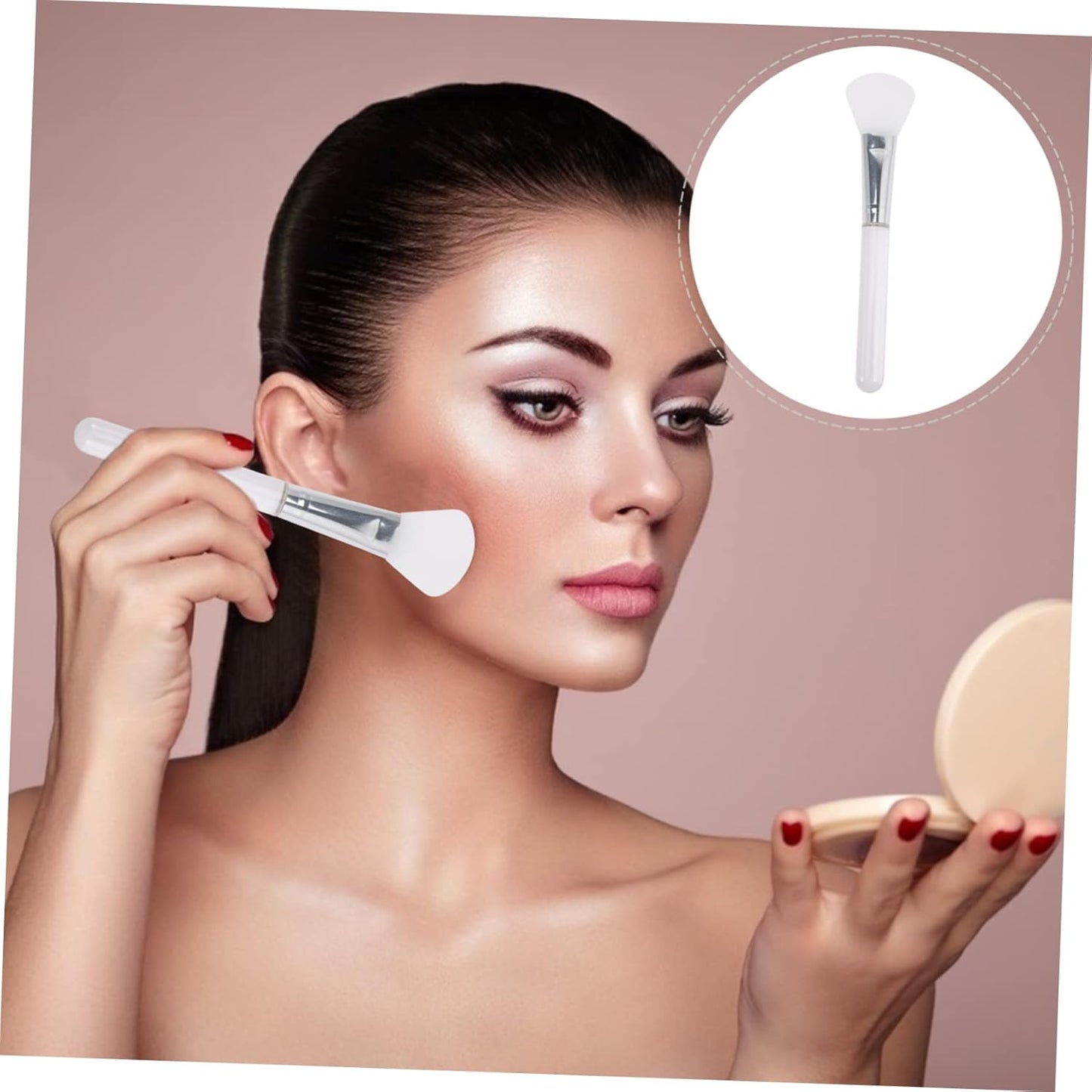 5Pcs Silicone Facial Mud Applicator Brush for Face Masks Face Brush Facial Care Tools