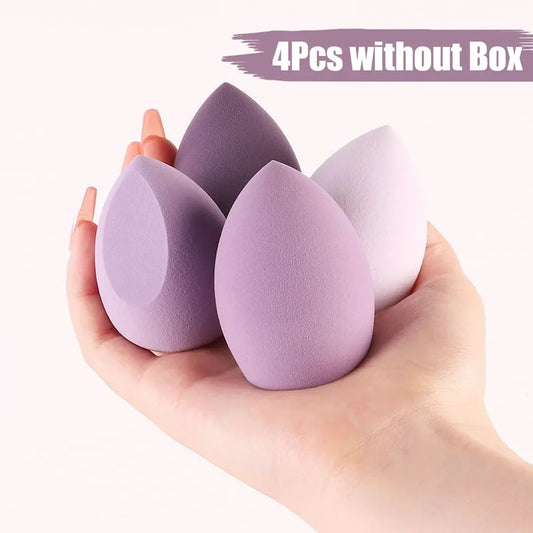 8/4 Pcs Soft Makeup Sponge Set Dry Wet Cosmetic Puff Foundation Concealer Highlight Blender Makeup Beauty Makeup Accessories